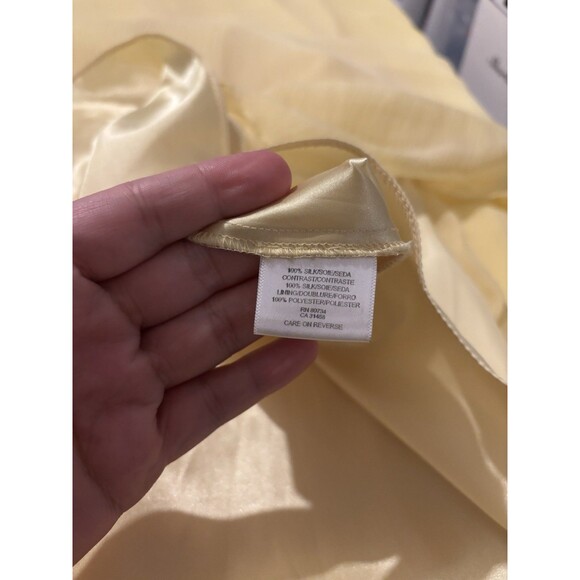 BCBG MAXAZRIA Silk Strapless Dress 6 Gown Chiffon Crinkle SATIN Grecian Goddess - Picture 11 of 16